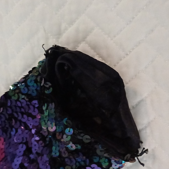 Coppola Shop vintage 70's sequin zig zag open cardigan jacket S M union made - Picture 8 of 16